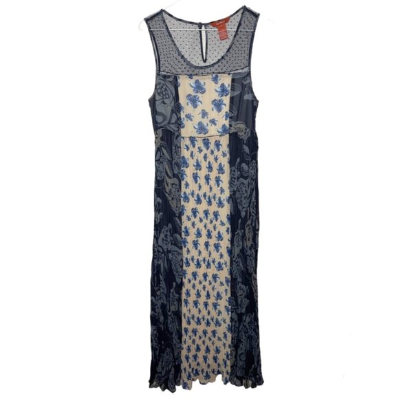 Sundance |  Sleeveless Floral Boho Cottage Core Maxi Dress - Picture 1 of 6